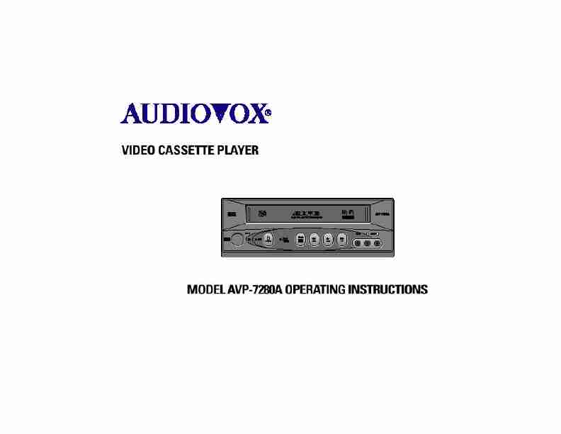 Audiovox VCR AVP-7280A-page_pdf